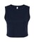 BELLA + CANVAS® Women's Micro Rib Muscle Crewneck Sleeveless Crop Tank - 1013